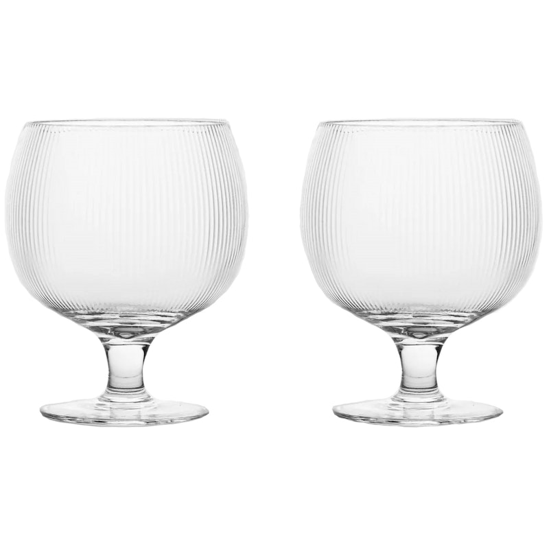 Blanka Vinglas Riflet 35 cl 2-pak, Klart