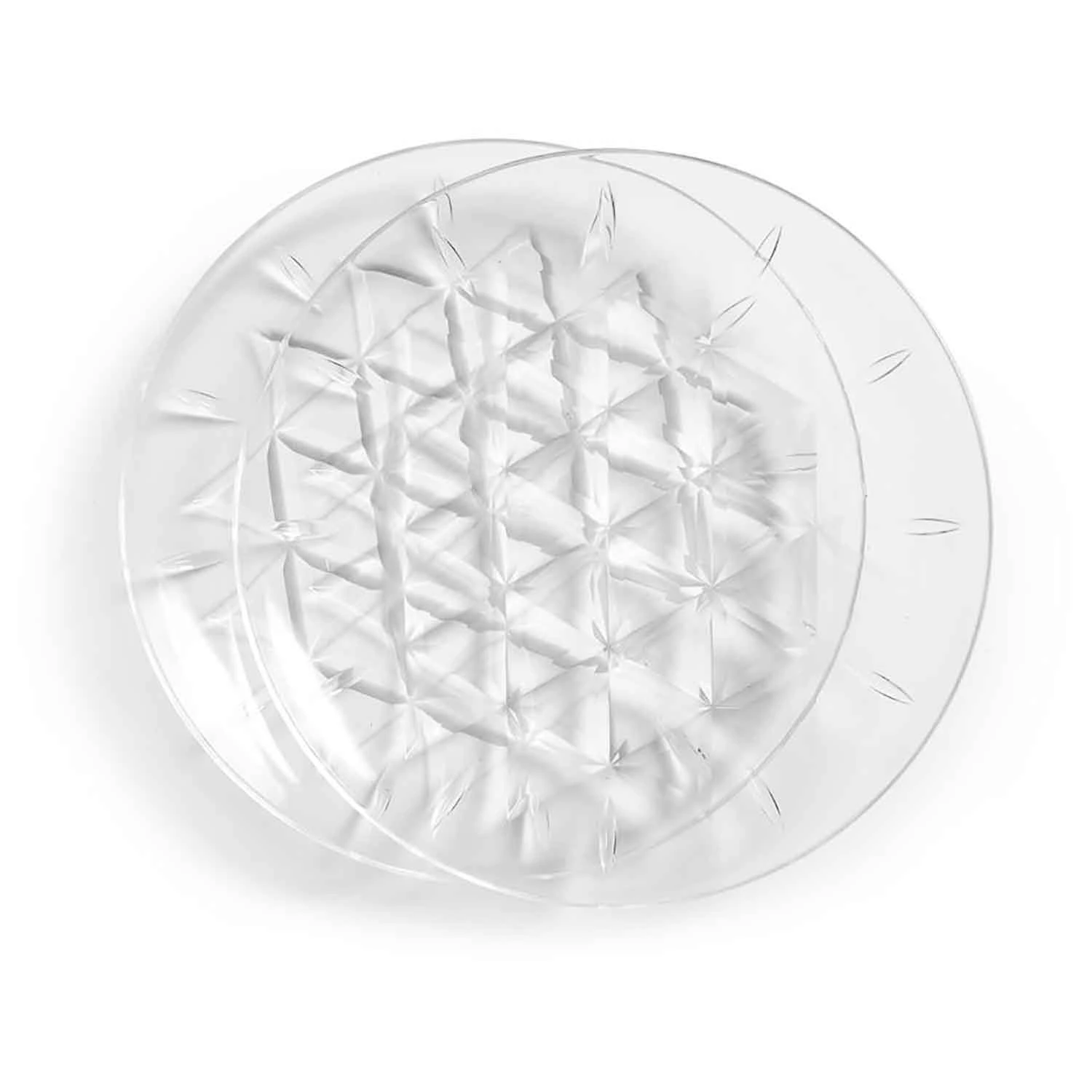 Sagaform Picknick Tallerken 26 Cm 2 Stk - Middagstallerkner Akrylplast Klar - 5017896