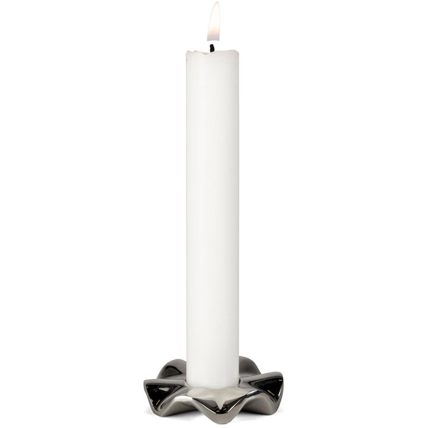 Sagaform Signe Lysestage S&oslash;lv 2-pak - Lysestager S&oslash;lvbelagt Messing Silver - 5018292