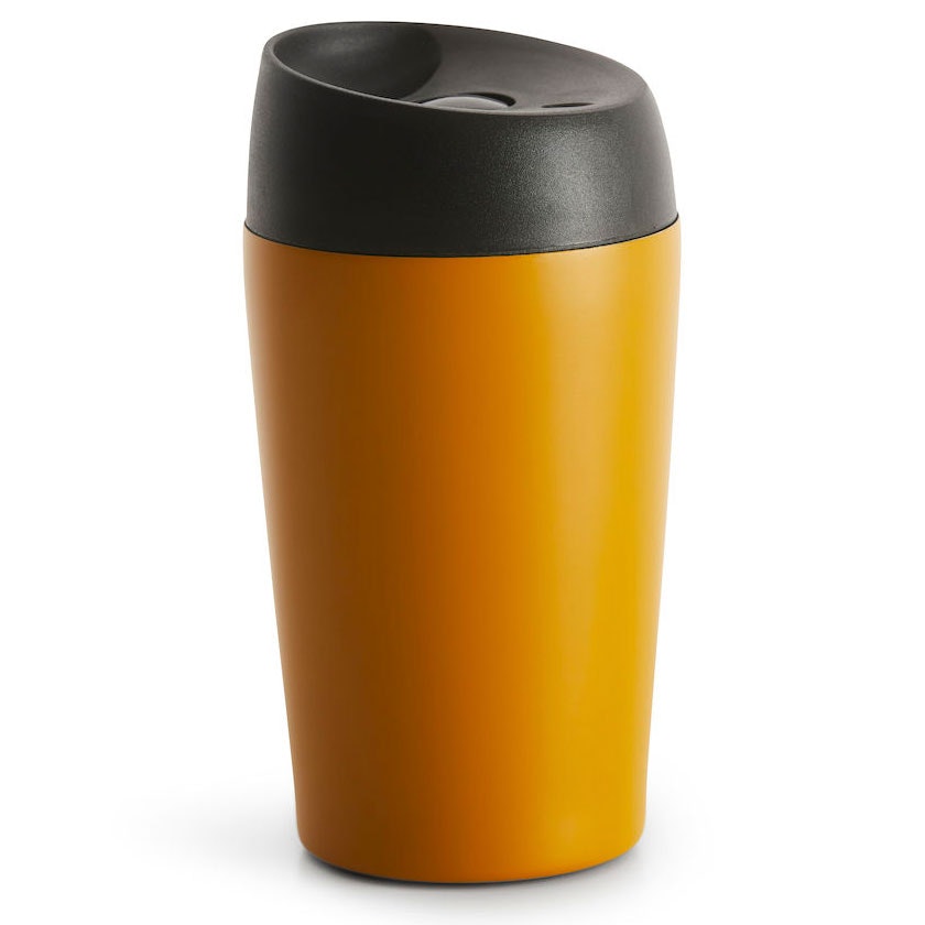 Sagaform Travel Mug With Locking Function 24 Cl Yellow - Termokopper Plast Gul - 5018209