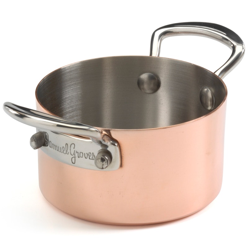 Gryde Mini Kobber, Ø9 cm