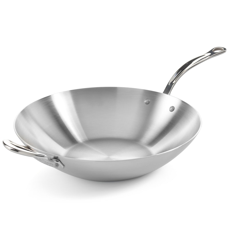 Wokpande Rustfrit Stål, Ø32 cm