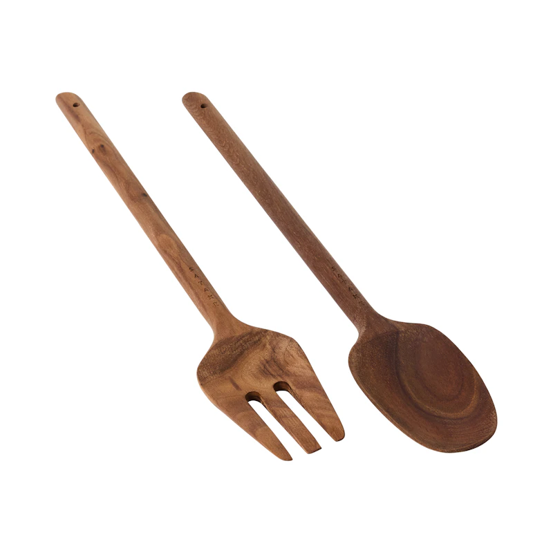 Køkkenredskab 33,5 cm 2-pak, Valnød