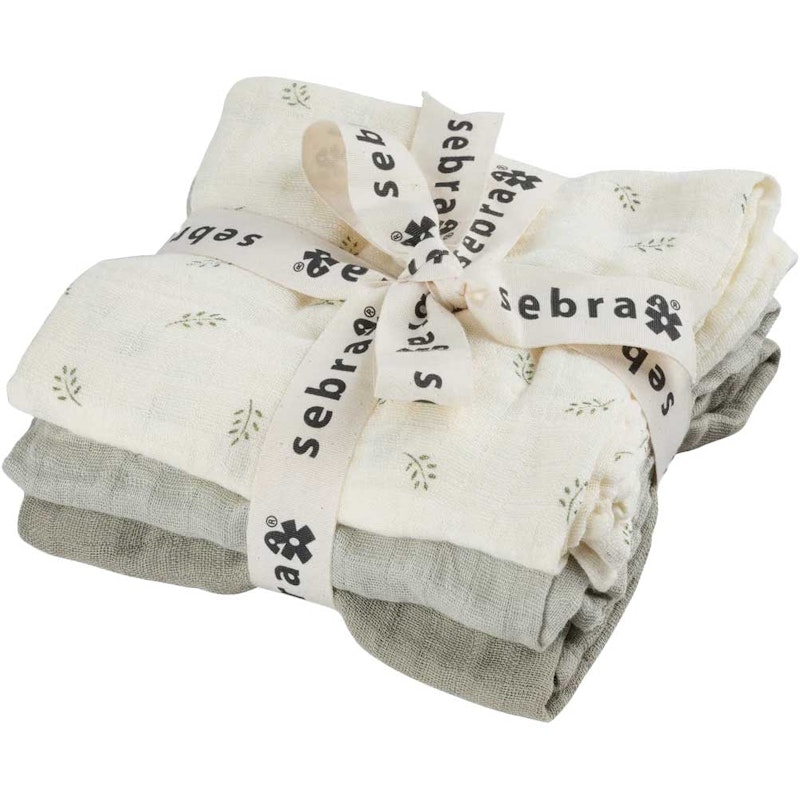 Muslin Babytæppe 3-pak, Sophora Leaves