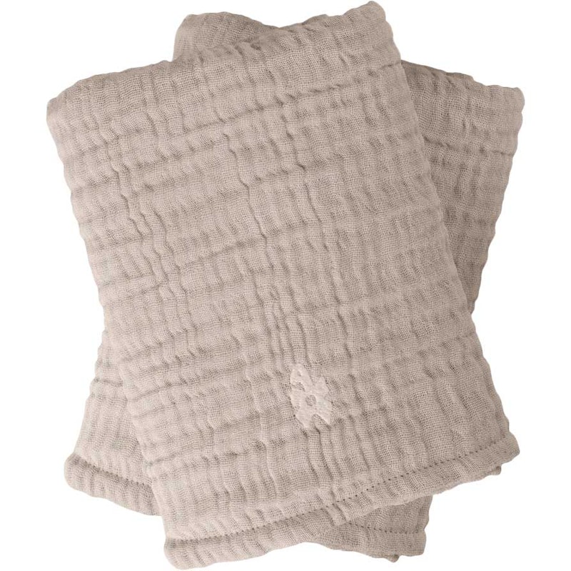 Muslin Nursing Towel 2-pack, Jetty Beige