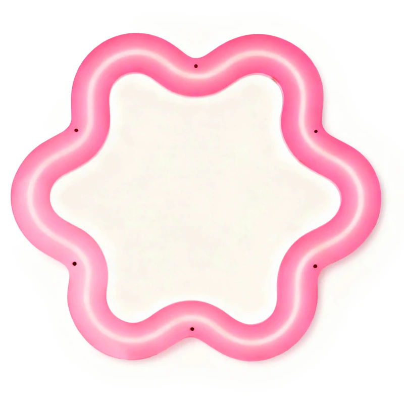 Supercurve Flower Spejl, Rosa