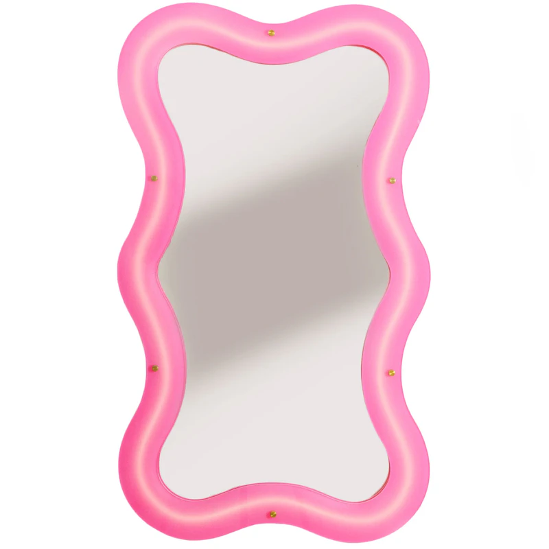 Supercurve Tiny Tall Spejl, Rosa