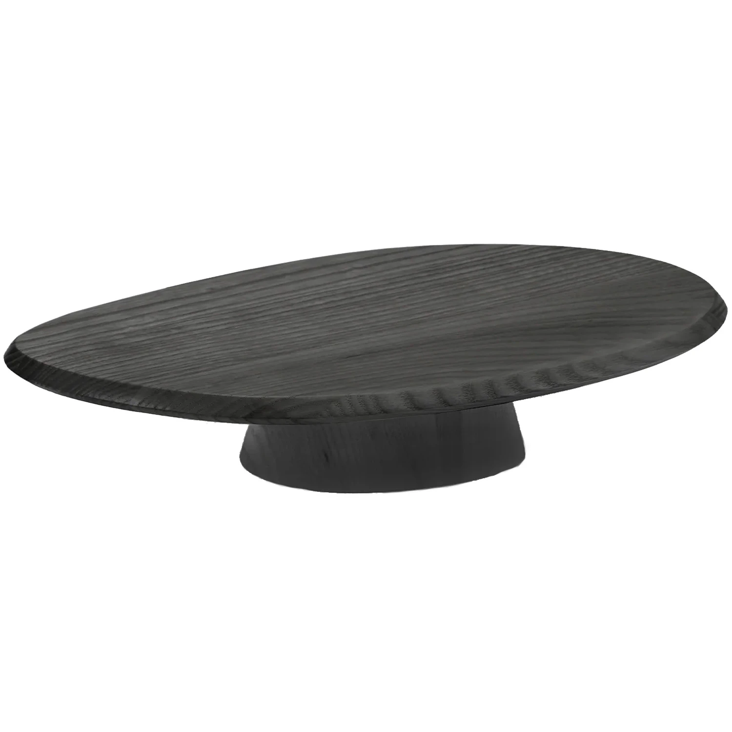 Serax 04 Low Dune Cake Stand Black - Kagefad, T&aelig;rtefade & Sk&aring;le Ask Sort - B0223103-900