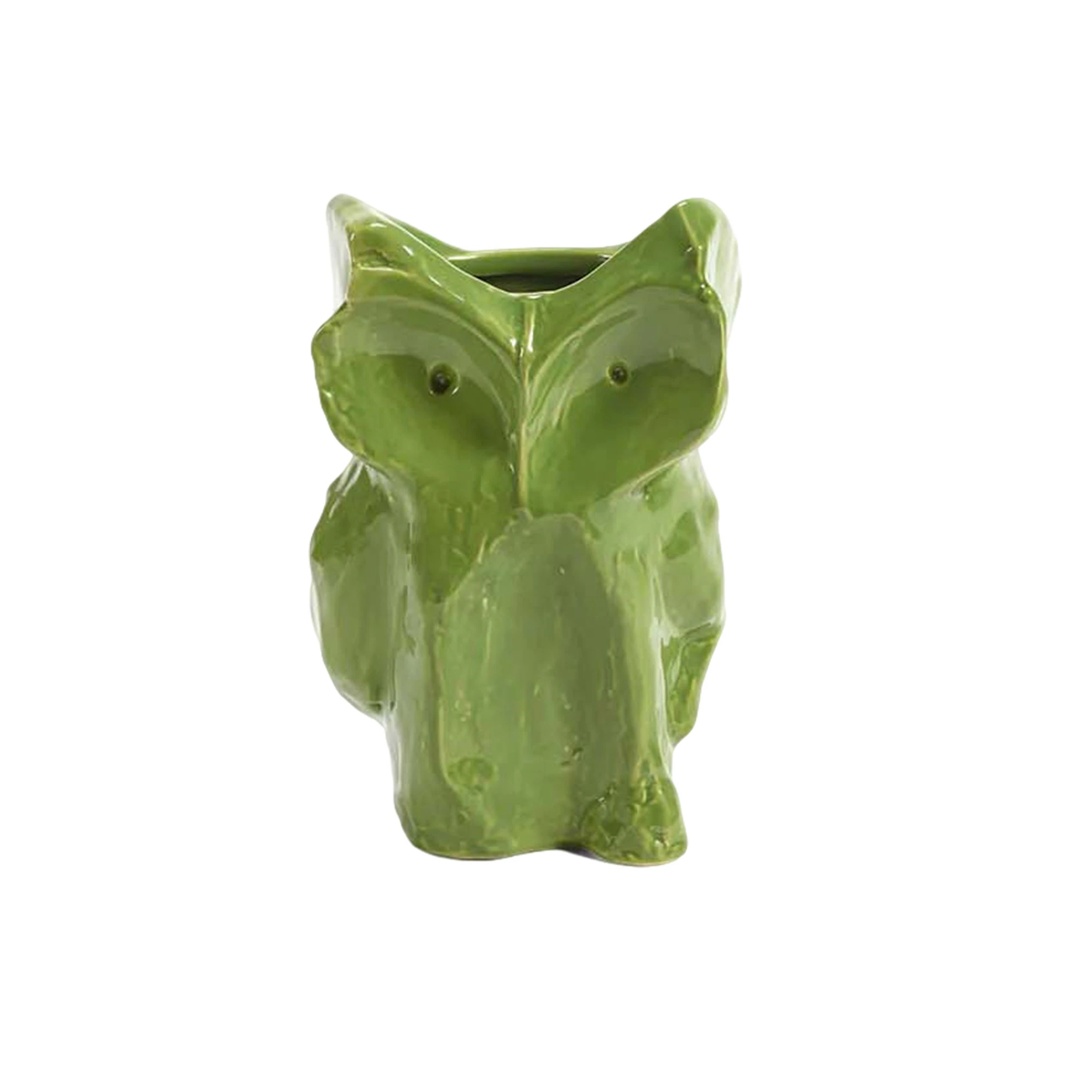 Serax After Midnight Owl Vase S Green - Vaser Stent&oslash;j Gr&oslash;n - B7326201-503