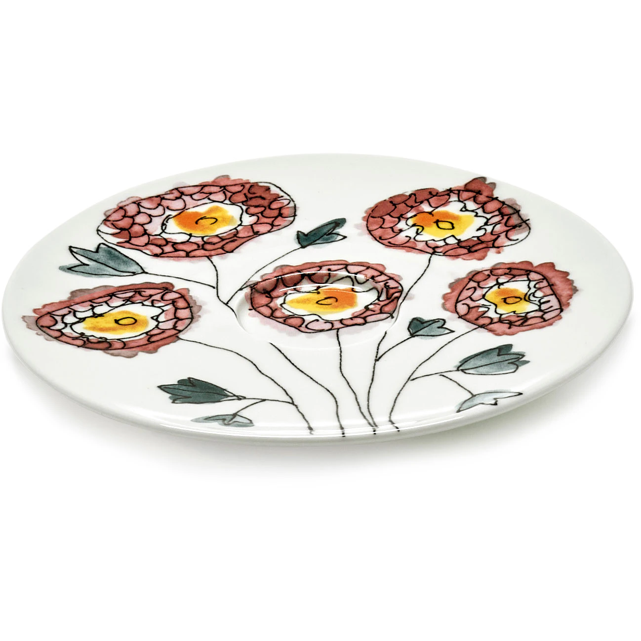 Serax Anemone Milk Underkop Til Cappuccinokop - Kagetallerken & Desserttallerken Benporcel&aelig;n Bl&aring; - B9223131-307