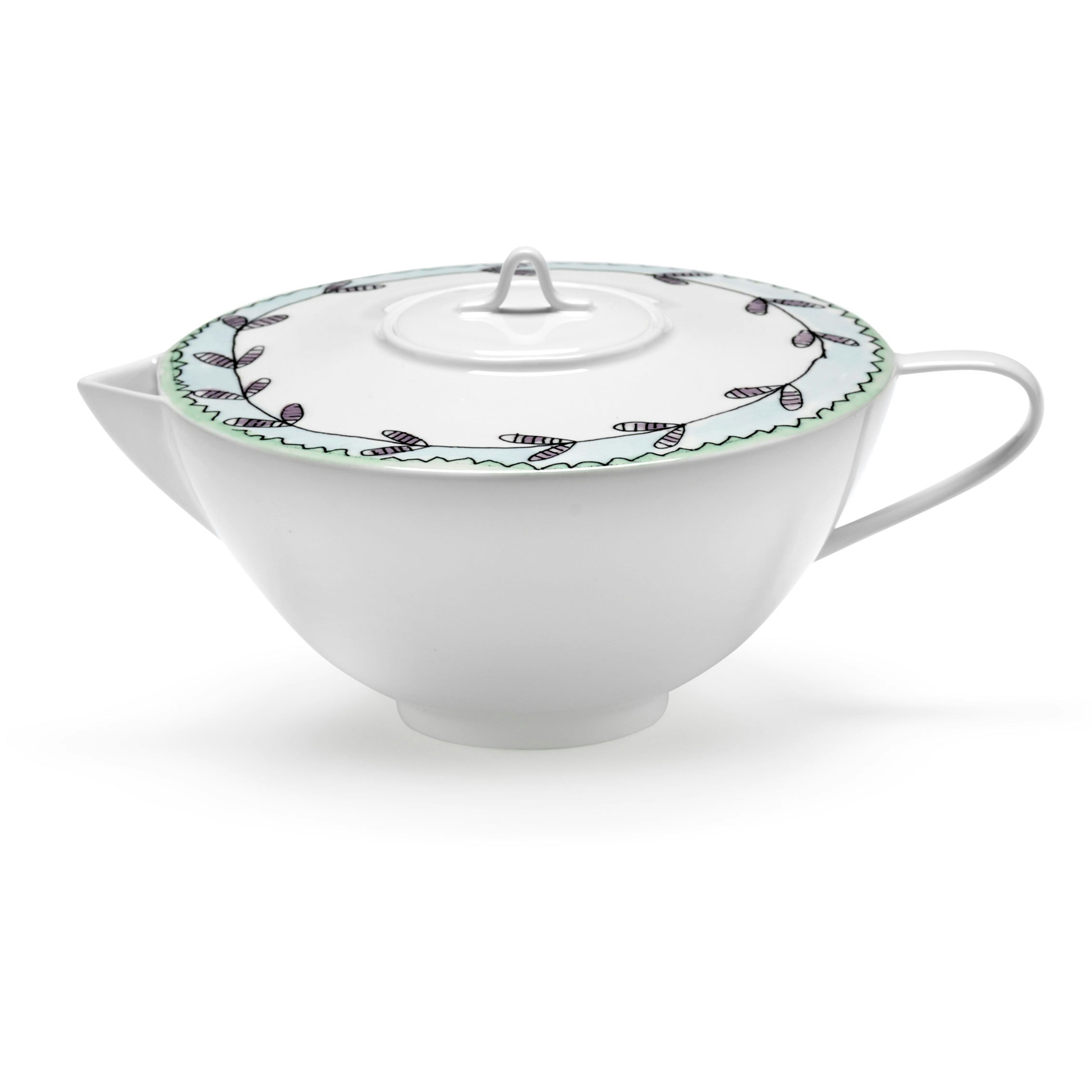 Serax Blossom Milk Tepotte - Tebryggere & Tekander Benporcel&aelig;n Bl&aring; - B9223138-403