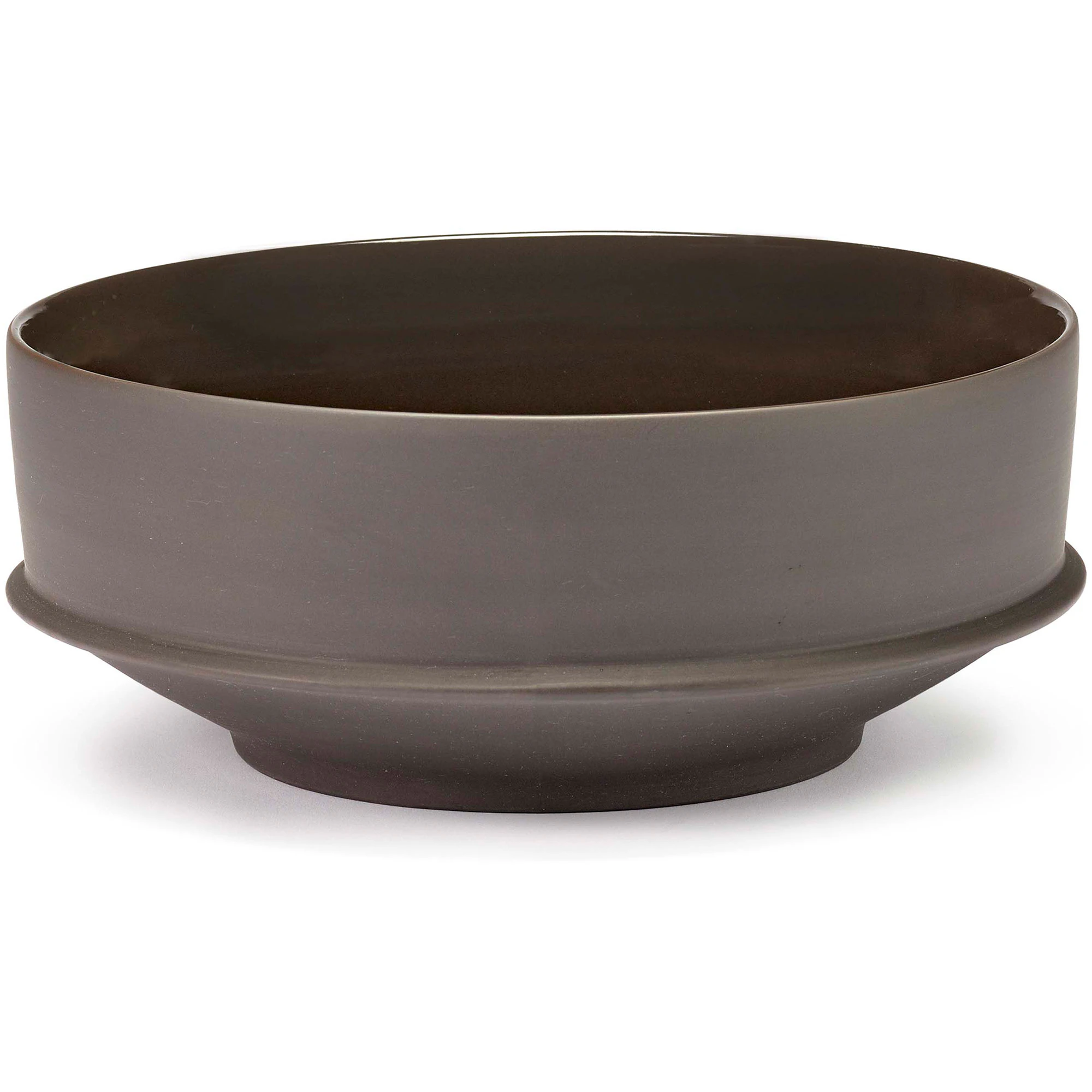 Serax Dune Bowl Large 28,5 Cm - Serveringssk&aring;le Porcel&aelig;n Slate - B4023207-704