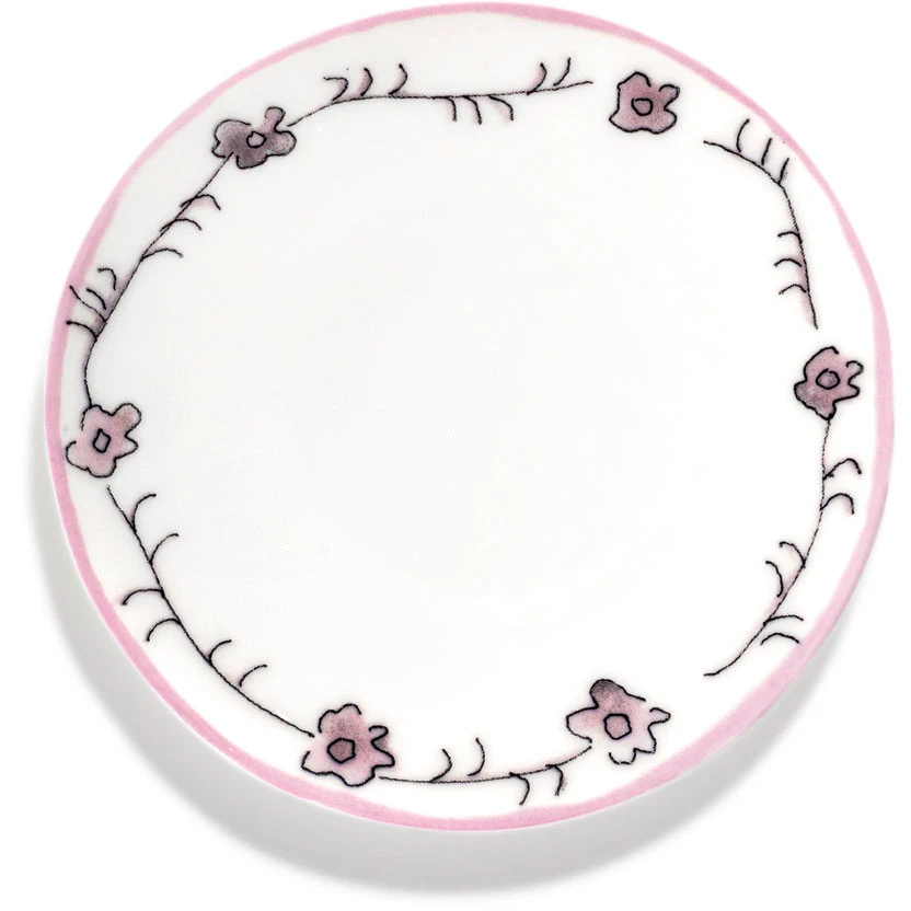 Serax Dark Viola Br&oslash;dtallerken - &oslash;vrige-tallerkner-fad Benporcel&aelig;n Rosa - B9223100-400