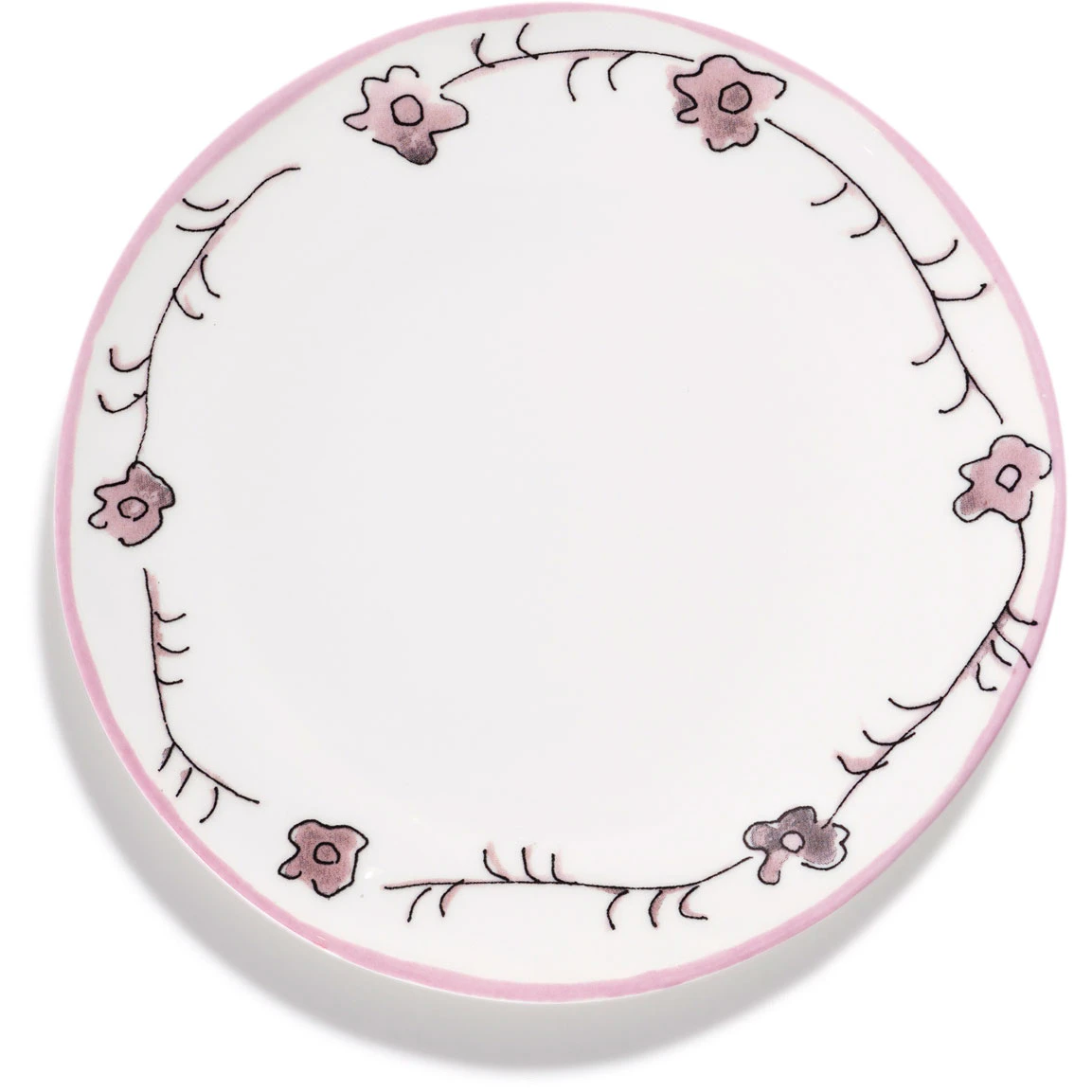 Serax Dark Viola Desserttallerken - Asietter Benporcel&aelig;n Rosa - B9223101-400