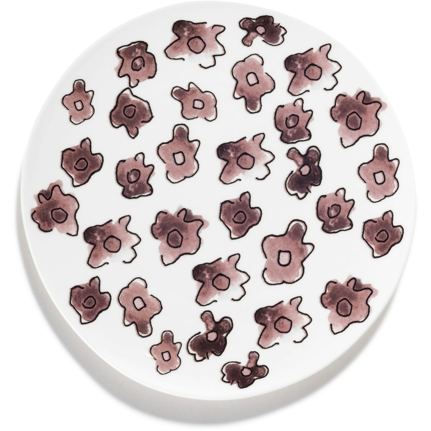 Serax Dark Viola Morgenmadstallerken - Asietter Benporcel&aelig;n Rosa - B9223102-400