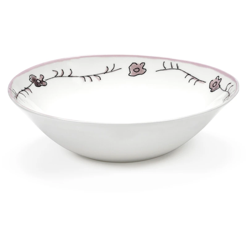 Dark Viola Skål Lav M