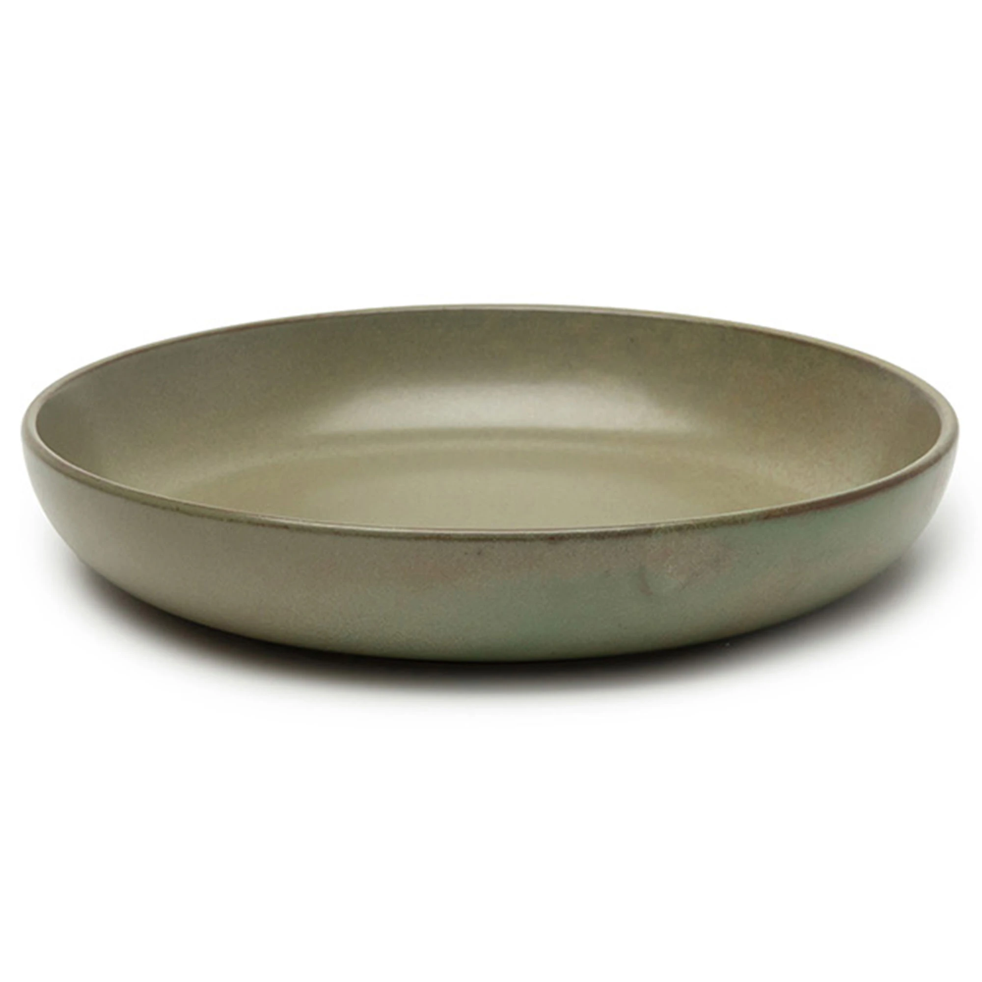 Serax Surface Deep Plate Large - Dybe tallerkner Stent&oslash;j Camo Green - B5116206A