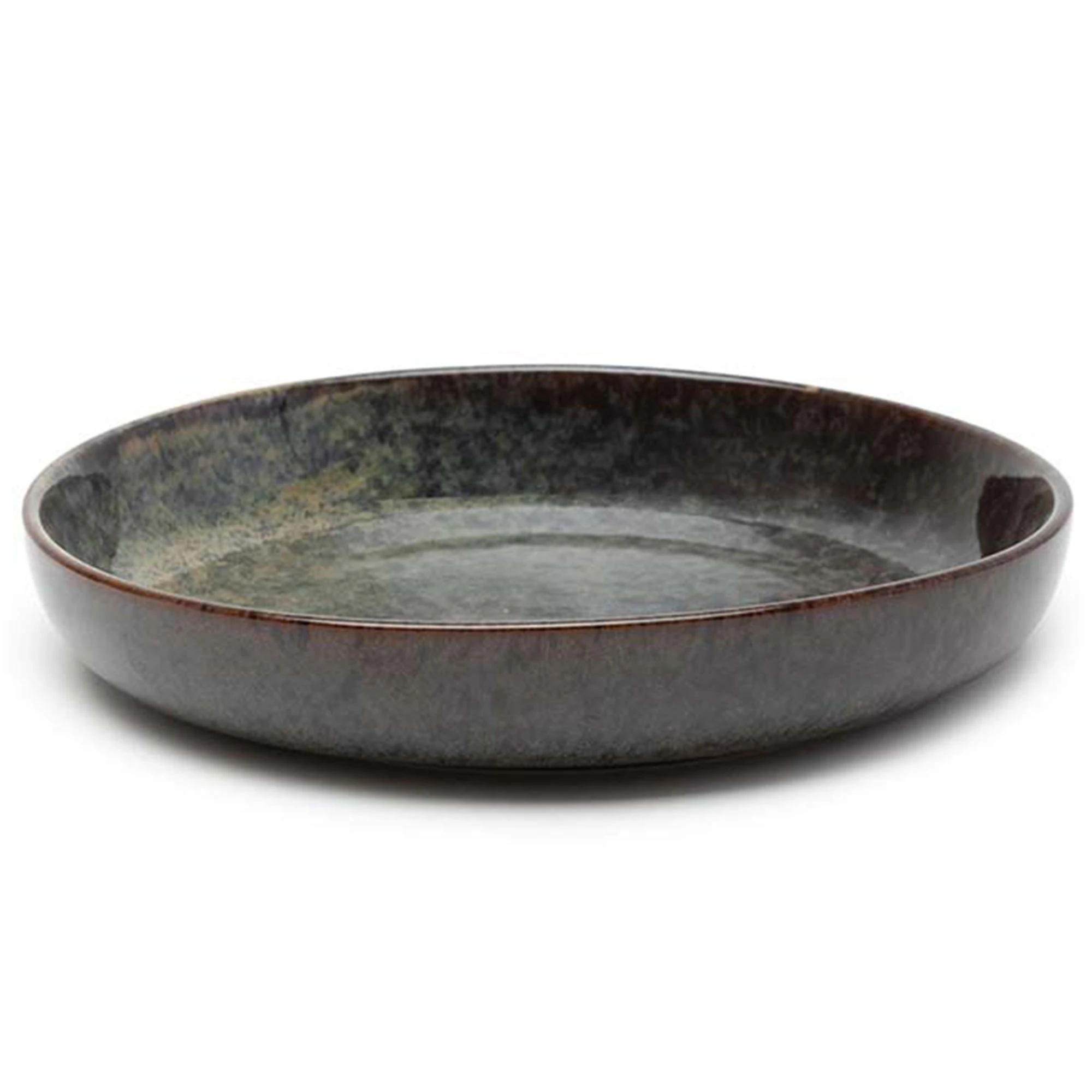 Serax Surface Deep Plate Large - Dybe tallerkner Stent&oslash;j Indi Grey - B5116206B