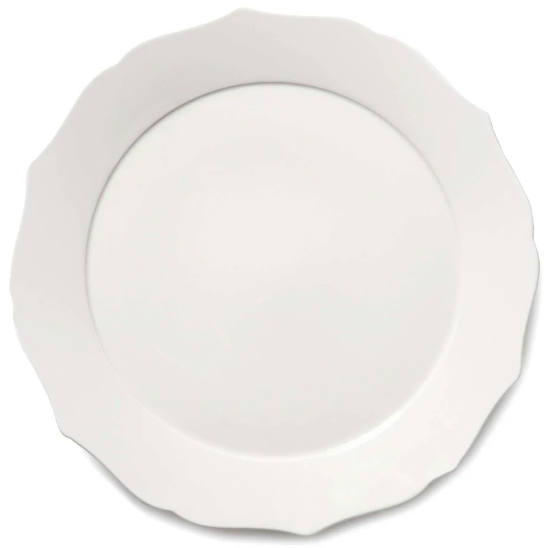 Silhouette Tallerken 26 cm, Hvid