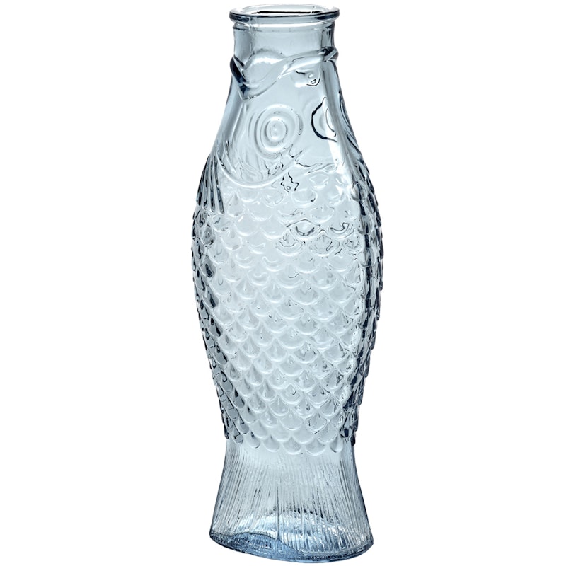 Fish & Fish Vase 1 L, Blå