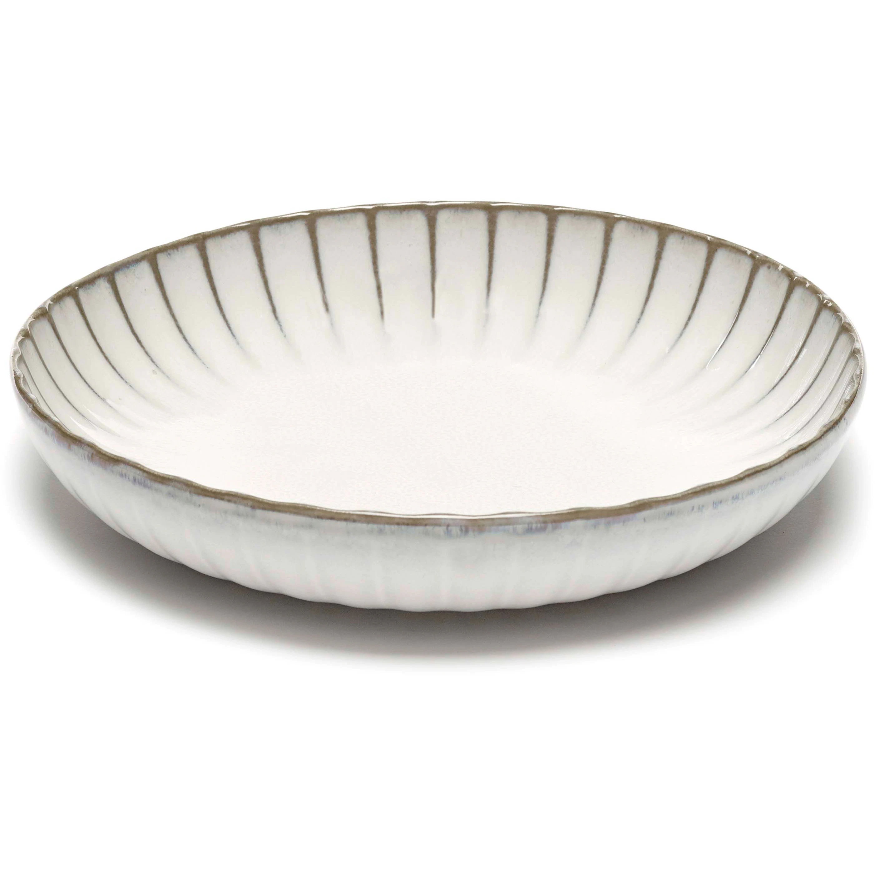 Serax Inku Deep Plate Large White - Dybe tallerkner Stent&oslash;j Hvid - B5120244W