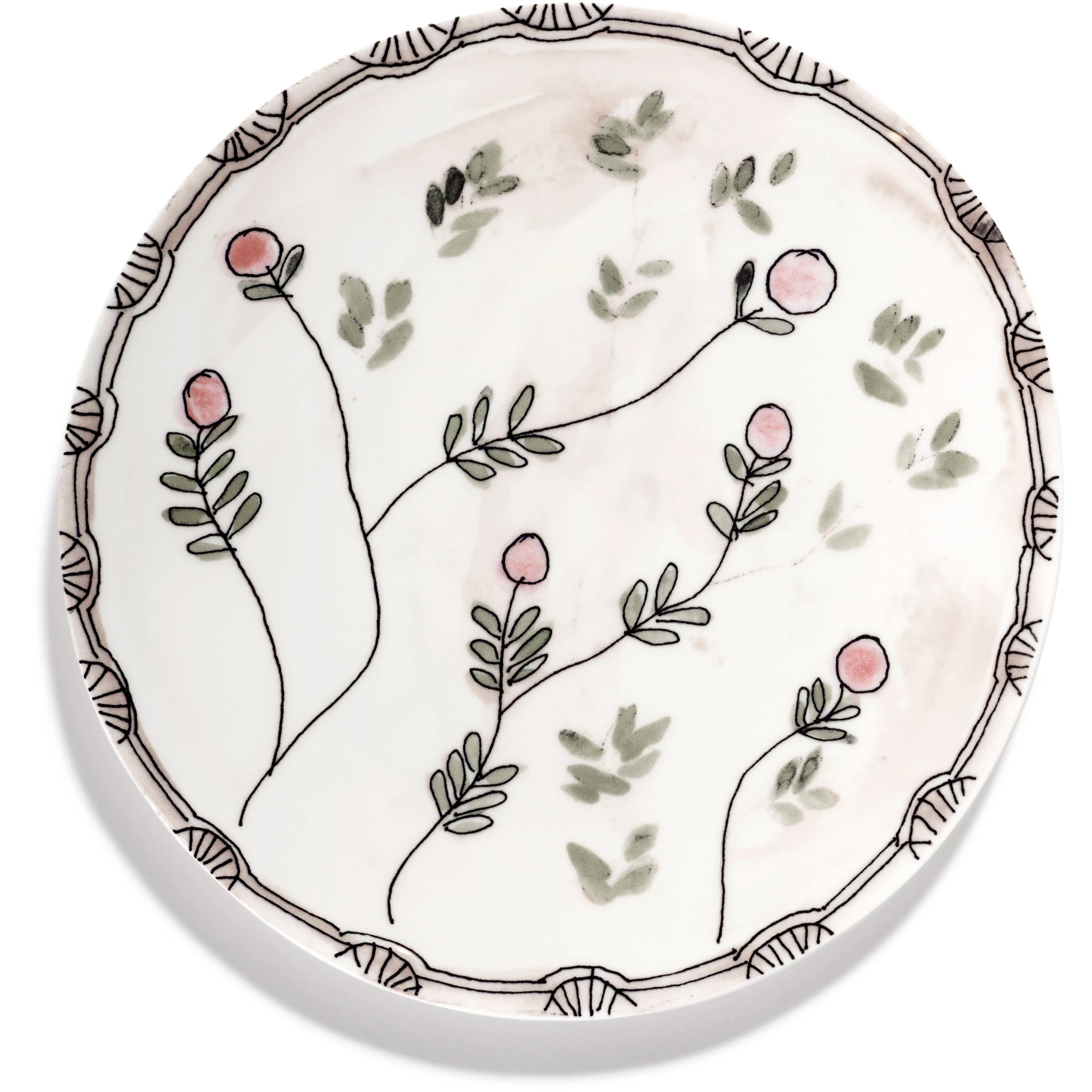 Serax Mirtillo Nude Middagstallerken - Middagstallerkner Benporcel&aelig;n Rosa - B9223104-414