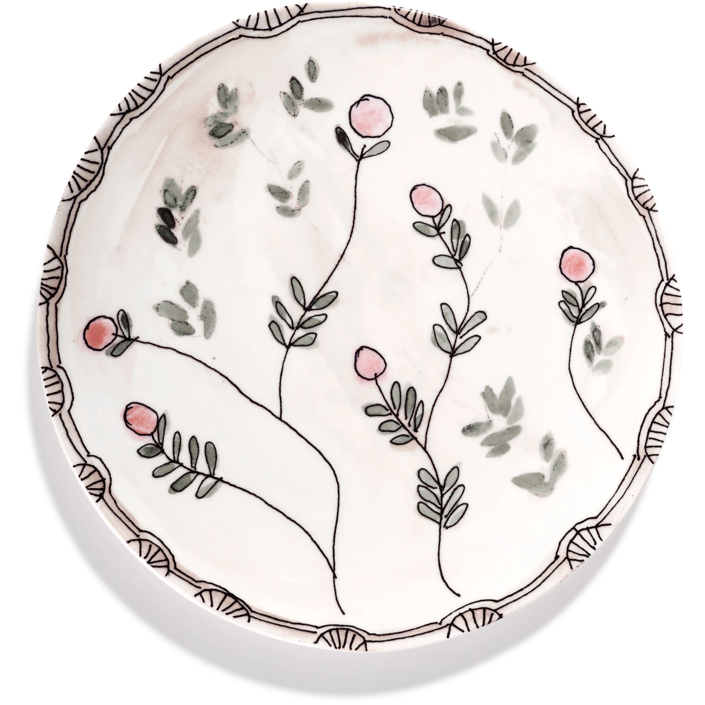 Serax Mirtillo Nude Serveringsfad S - Serveringsfad Benporcel&aelig;n Rosa - B9223105-414