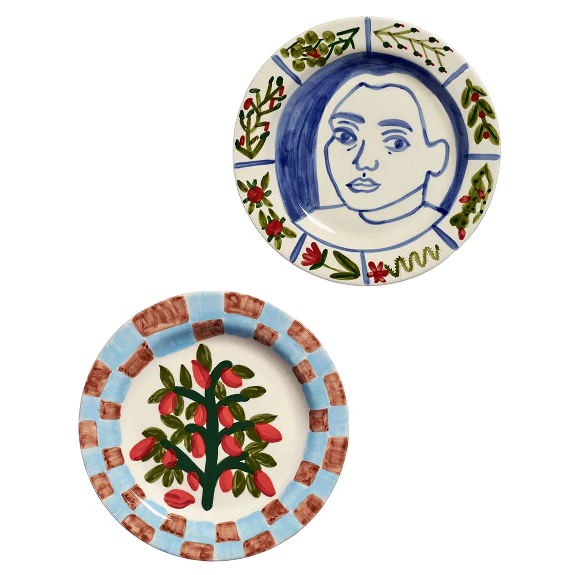 Serax Inti Munay Plate 2-pack - Middagstallerkner Stent&oslash;j Multi - B8926105-999