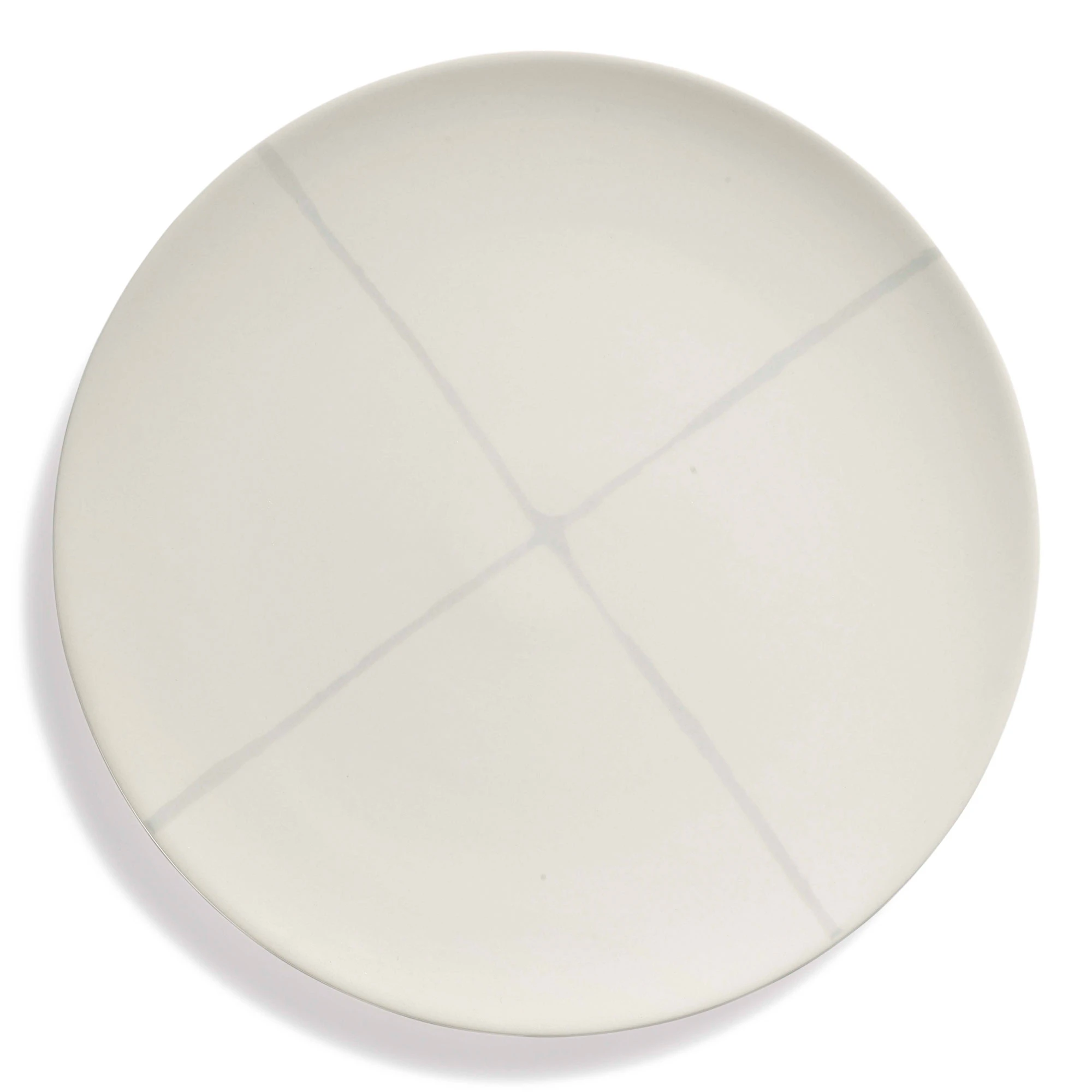 Serax Zuma Plate Medium 28 Cm - Middagstallerkner Porcel&aelig;n Salt - B4023102-001