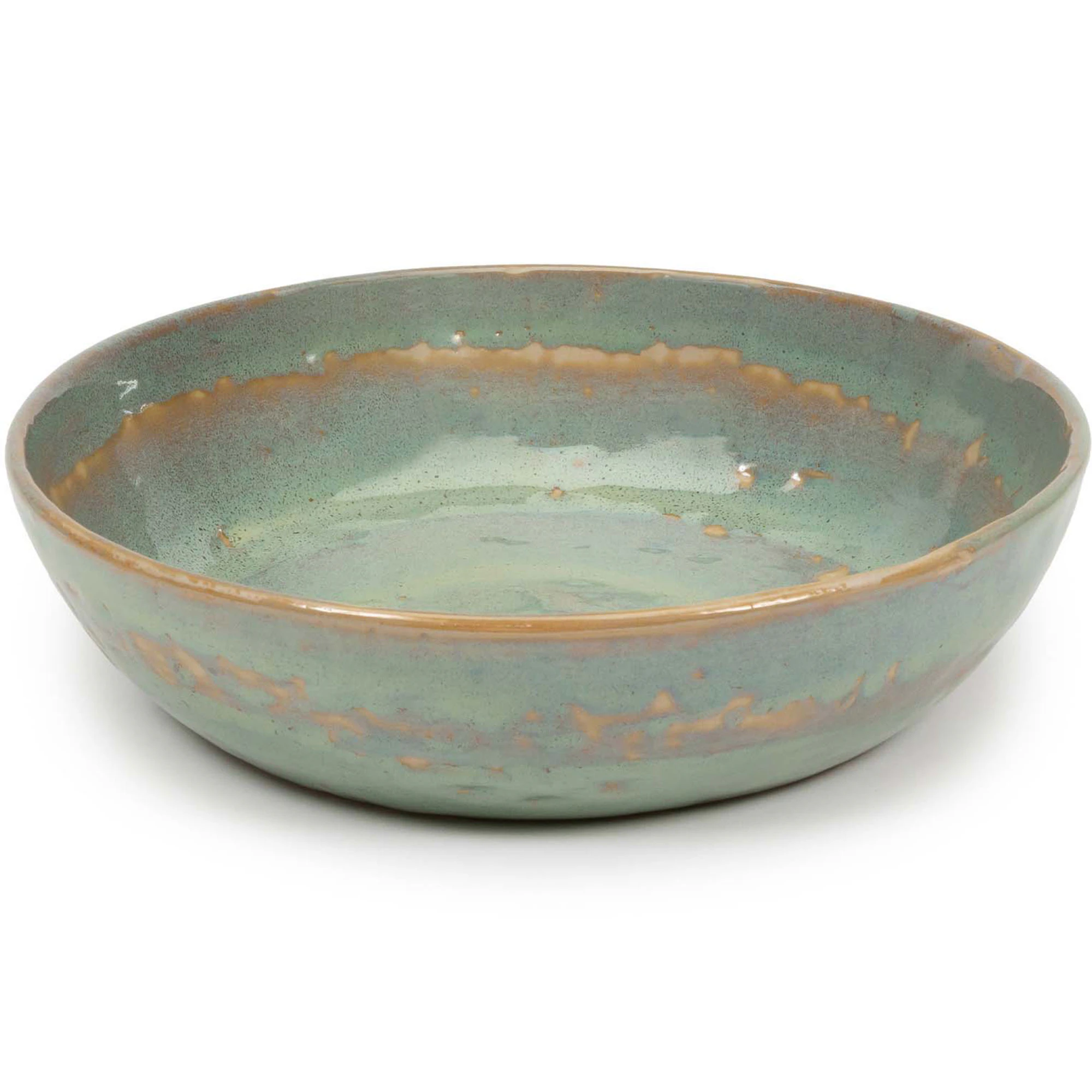 Serax Pure Salad Bowl Small 20 Cm Sea Green - Salatsk&aring;le Stent&oslash;j S&oslash;gr&oslash;n - B1018003