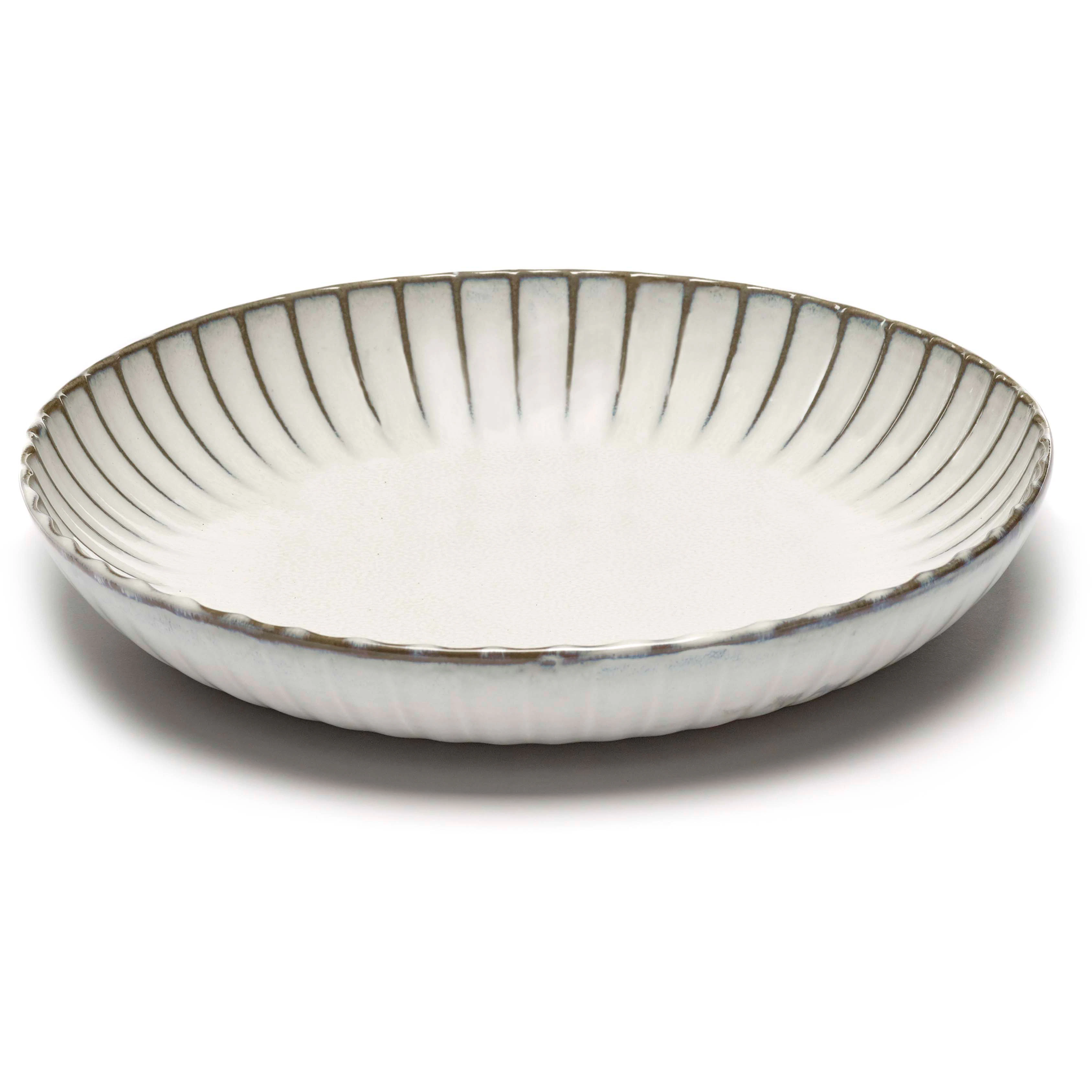 Serax Inku Serveringssk&aring;l 27 Cm - Serveringsfad Stent&oslash;j Hvid - B5120245W