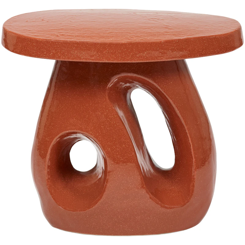 Amé Side Table, Rust