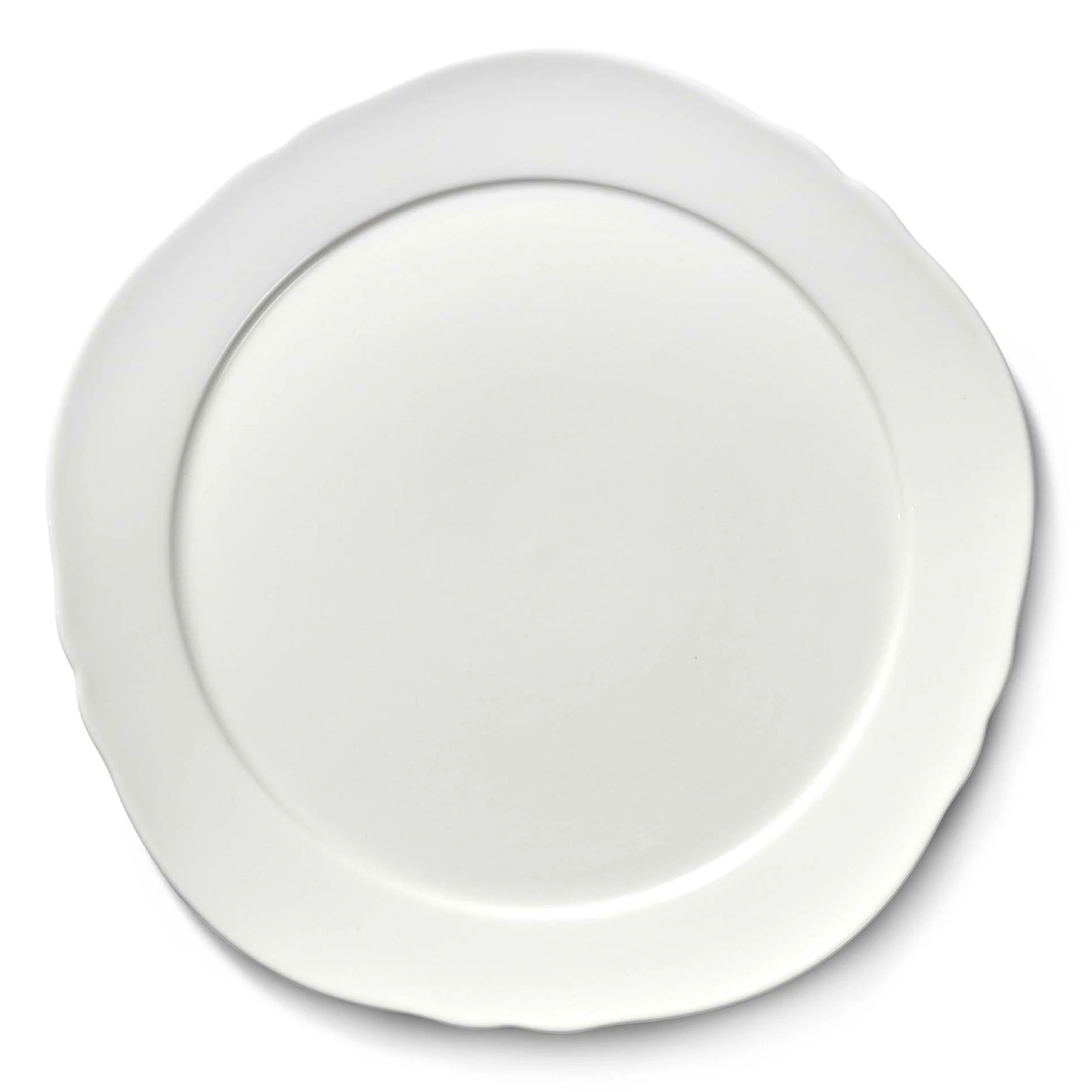 Serax Silhouette Sidetallerken 23,5 Cm - Asietter Porcel&aelig;n Hvid - B5225007-001