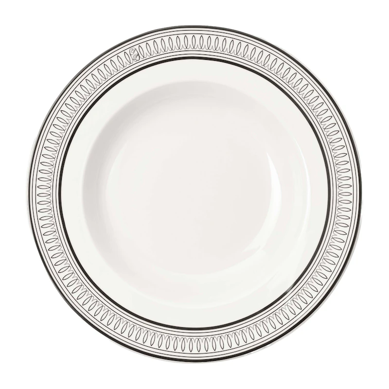 Samuel Dyb Tallerken 23 cm 2-pak, Hvid