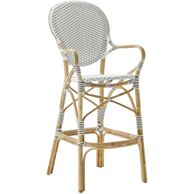 Isabell Barstol 76 cm, Hvid