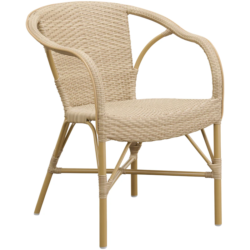 Madeleine Caféstol Outdoor, Naturlig / Almond