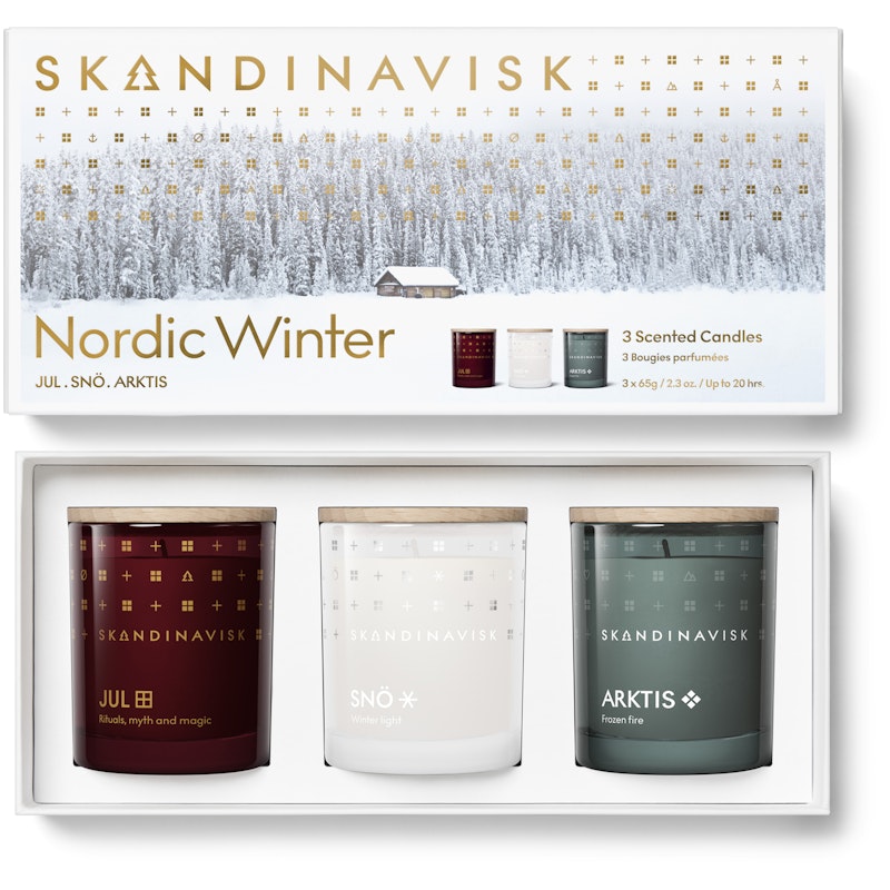 Nordic Winter Duftlyssæt, 3 x 65 g