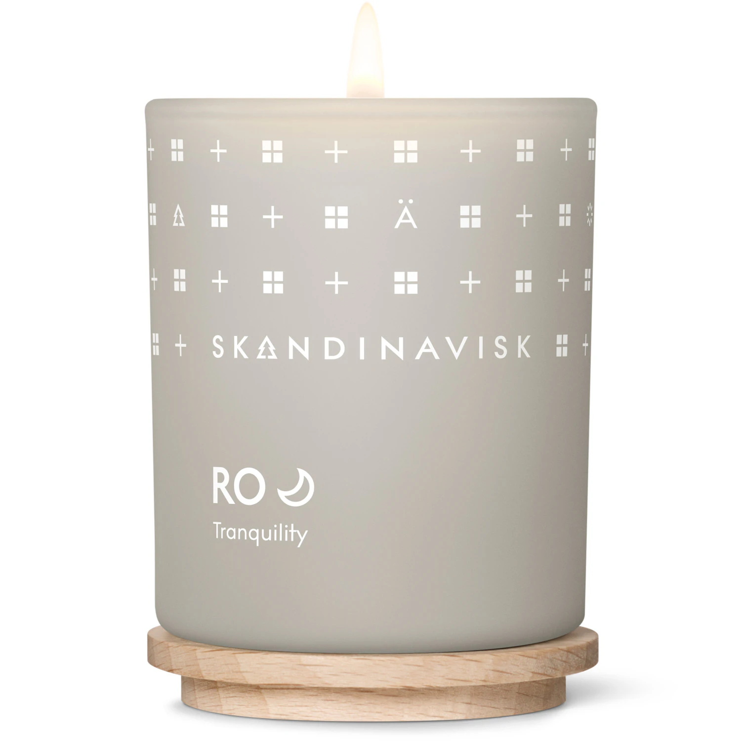 Skandinavisk Ro Scented Candle With Lid 65g - Duftlys B&oslash;g Gr&aring; - 20207