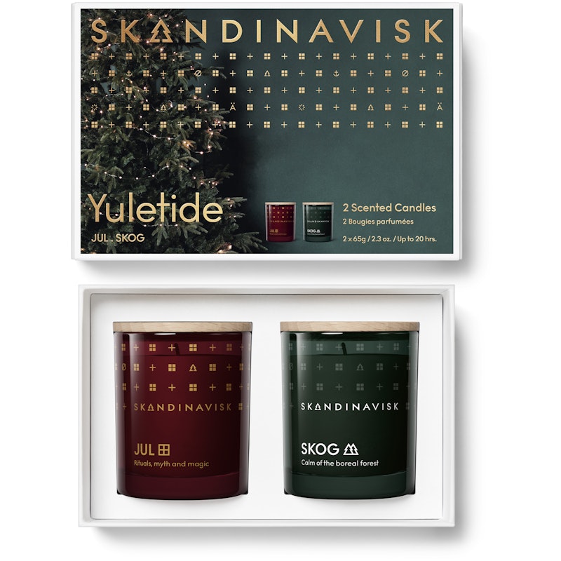 Yuletide Duftlyssæt, 2 x 65 g