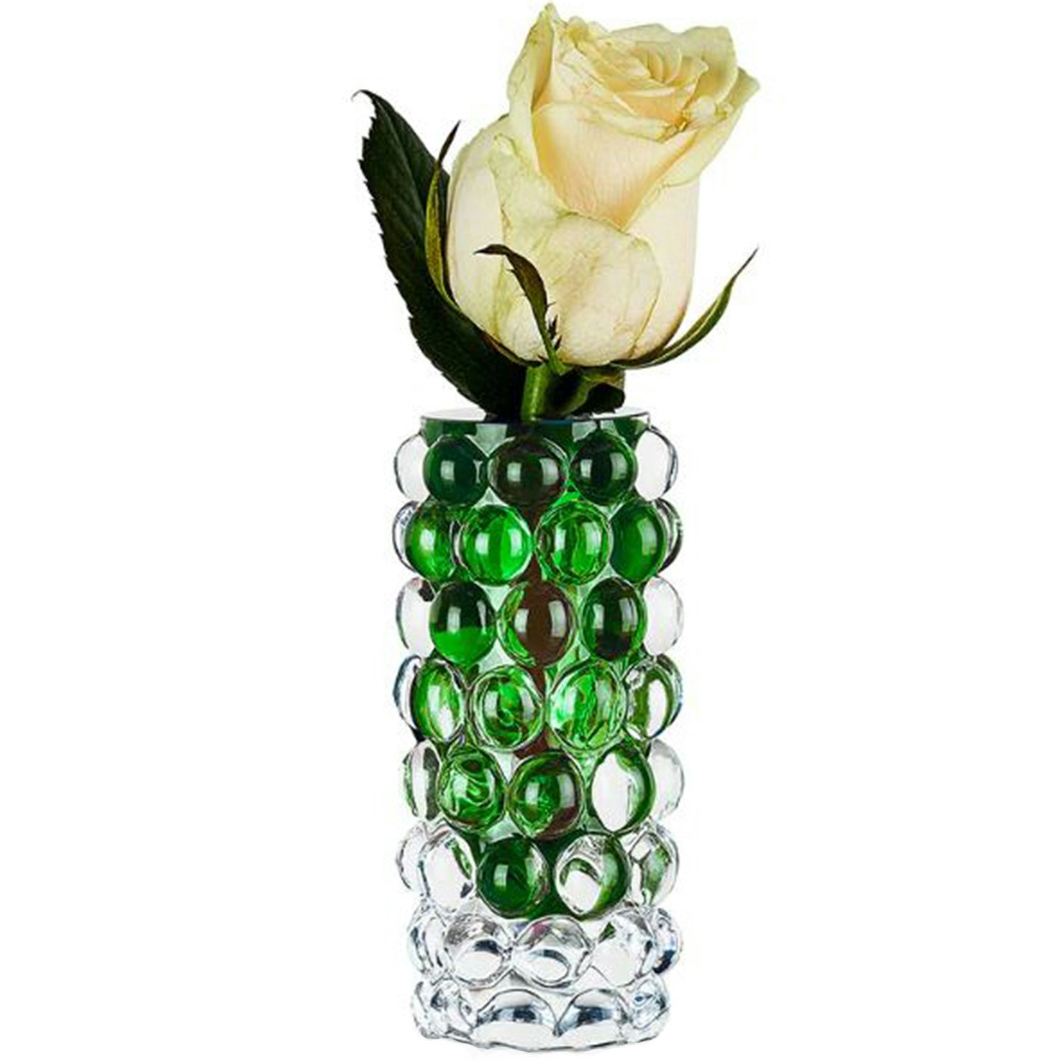 Skogsberg & Smart Boule Vase 11 Cm - Vaser Glas Gr&oslash;n - SSHURRBOULEMINI004