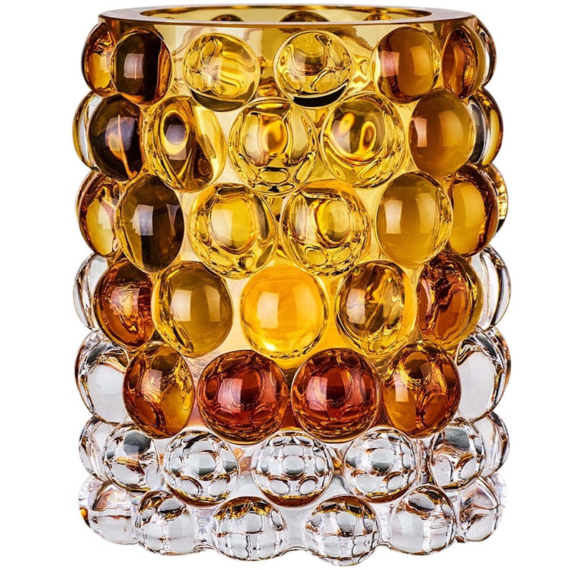 Hurricane Boule Lysestage 12 cm, Amber
