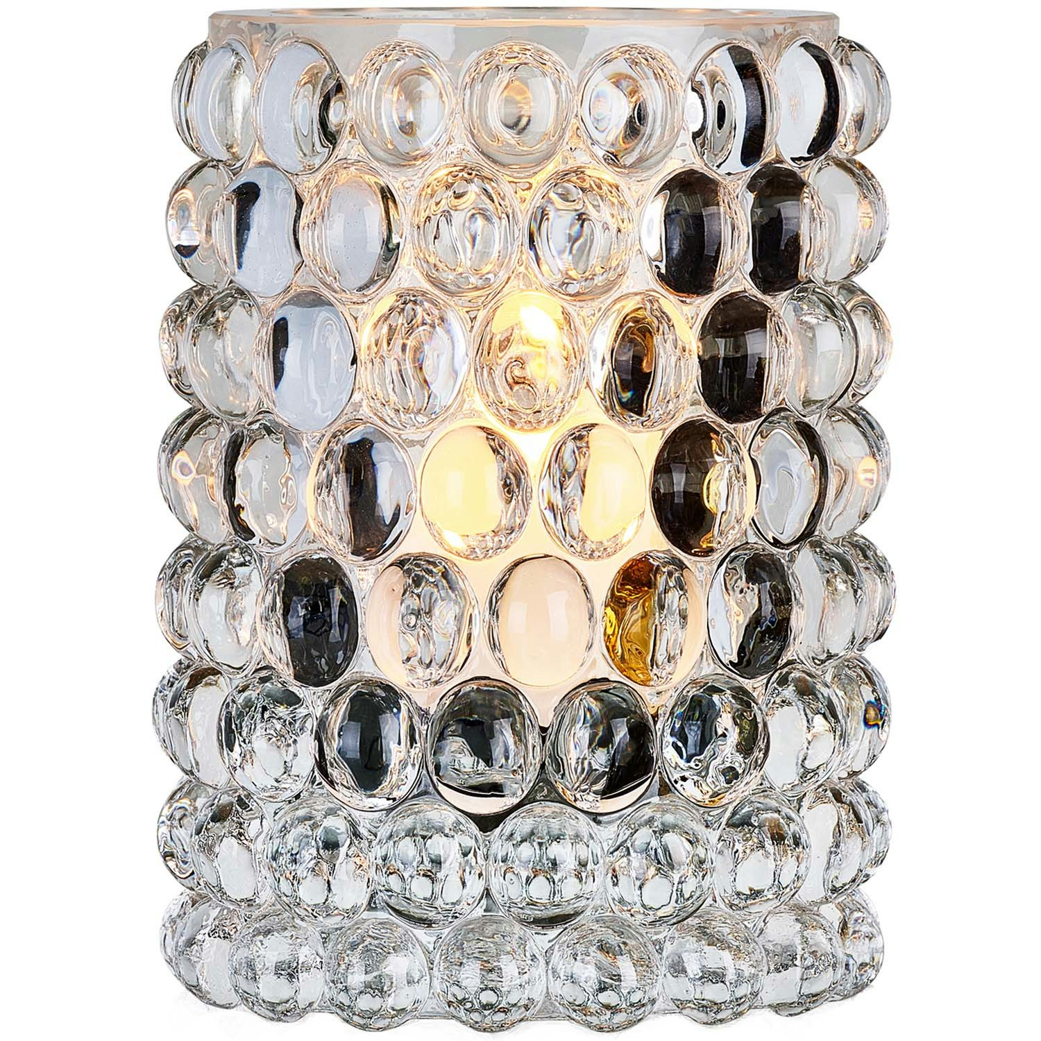 Skogsberg & Smart Hurricane Boule Lysestage Large 18 Cm - Lysestager Glas Klar - SSHURRBOULELRG001