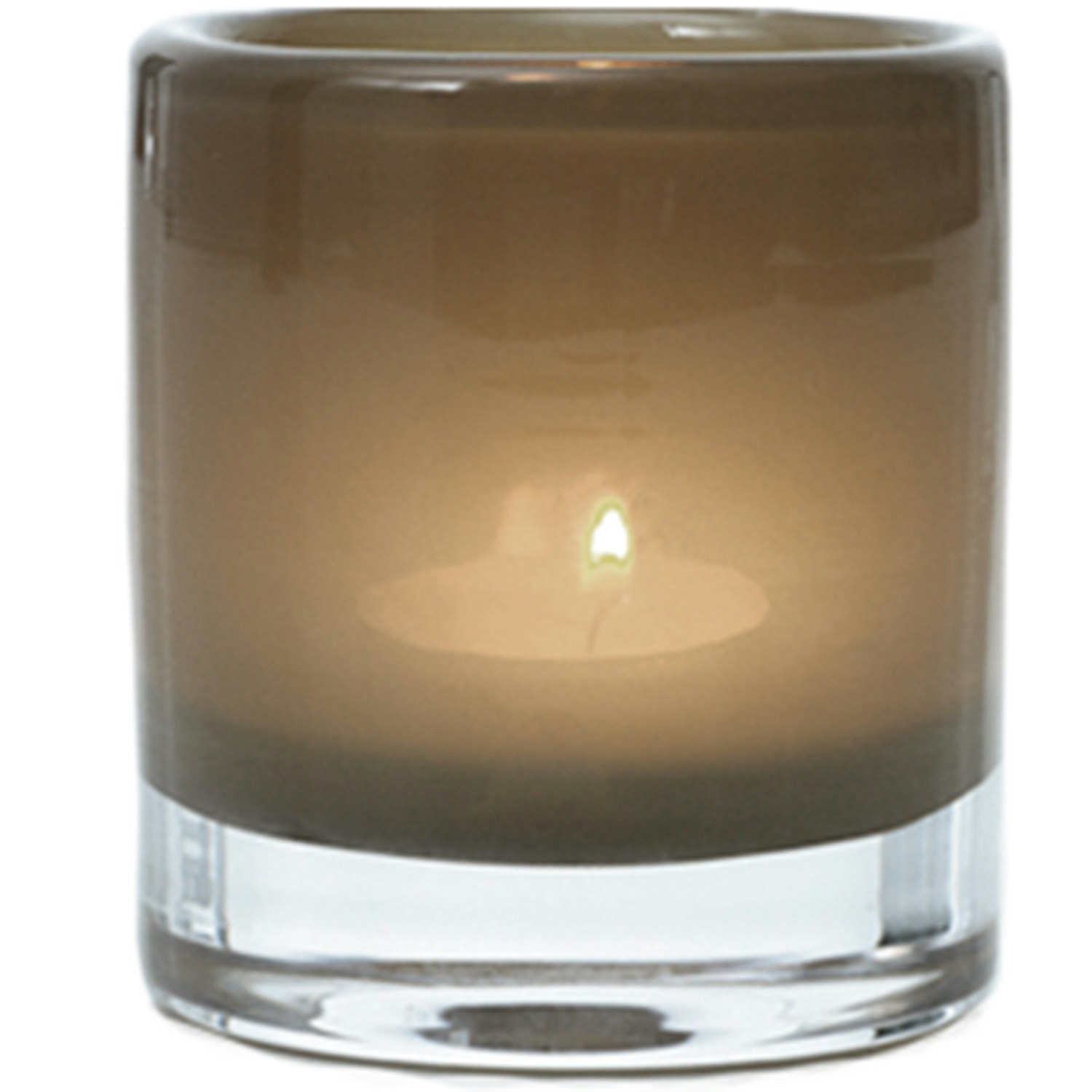 Skogsberg & Smart Hurricane Candy Lysestage 9 Cm Chocolate - Lysestager Glas Chokolade - SSHURRS042