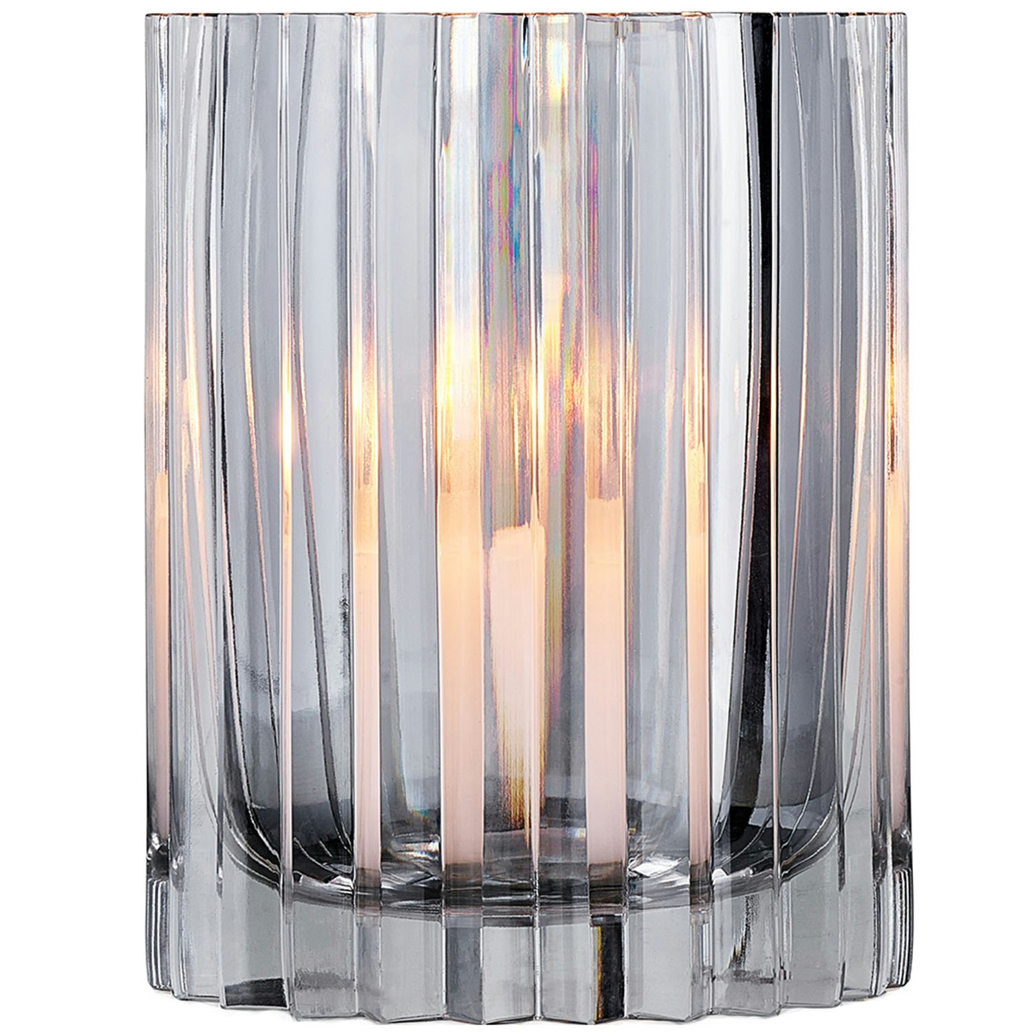 Skogsberg & Smart Hurricane Lysestage 18 Cm - Lysestager Glas Strict - SSHURRCRYSTM003