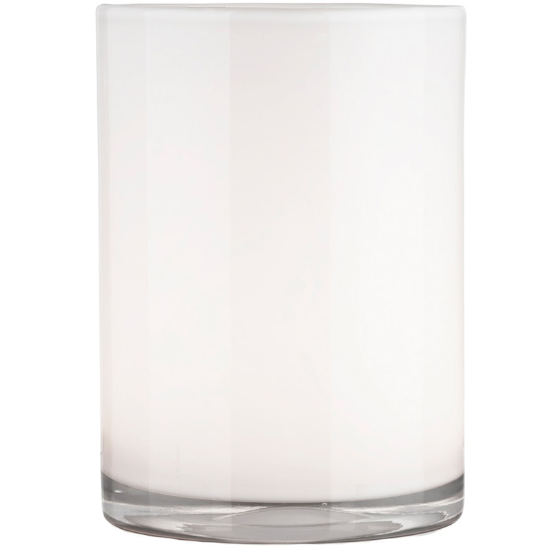 Hurricane Lysestage / Vase 28 cm, Hvid