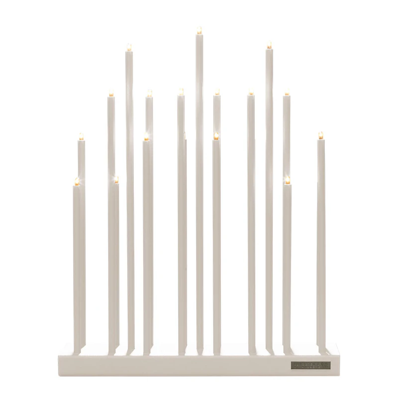 Elflugan Grande Adventslysestage, Offwhite