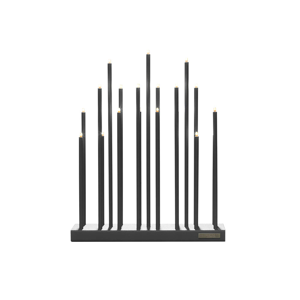 Smak Design Elflugan Original Adventslysestage gr&aring; - Adventslysestager Metal Antracit - 2025000-4500