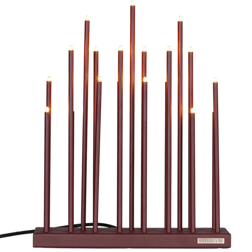 Smak Design Elflugan Original Adventslysestage Oxydr&oslash;d - Adventslysestager Metal Oxide Red - 2025000-1011