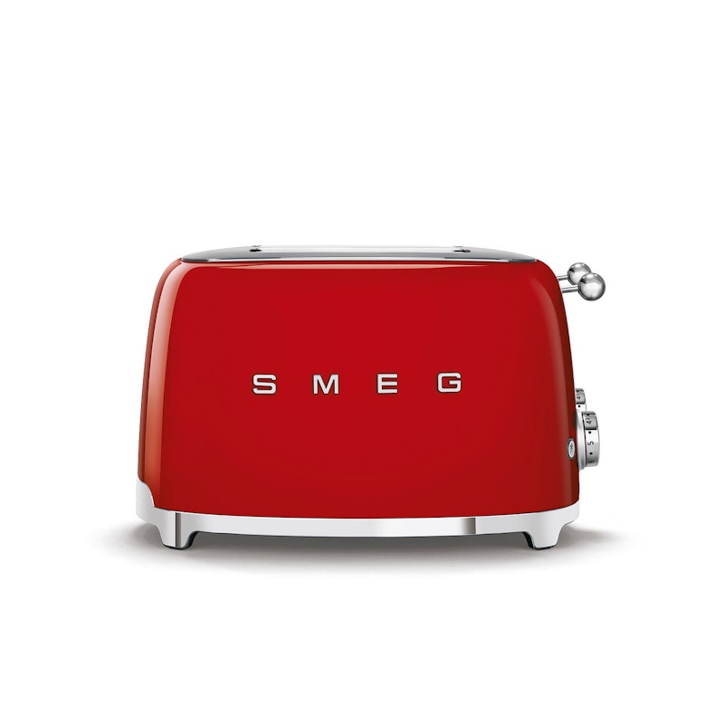 Retro Toaster 4 Slices, Red