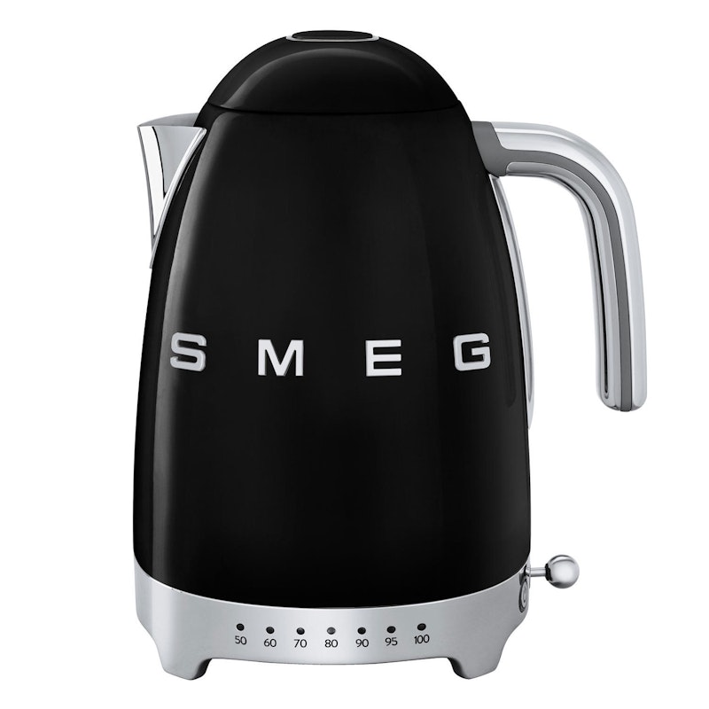 Smeg Kedel med temperatur 1,7L, Sort